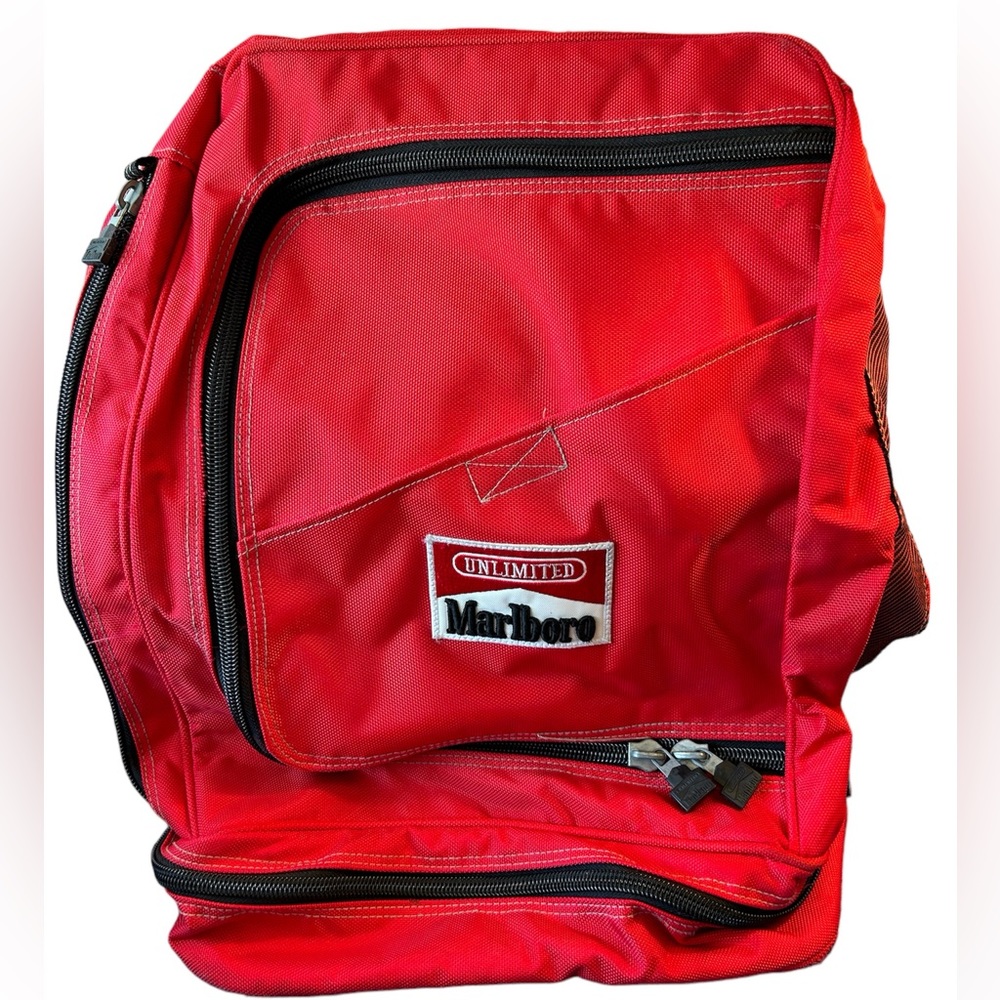 Vintage retro Marlboro convertible book bag